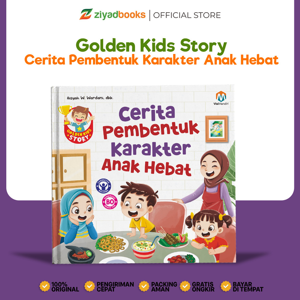 Ziyadbooks - Buku Anak 3 Tahun - Cerita Pembentuk Karakter Anak Hebat - Hard Cover