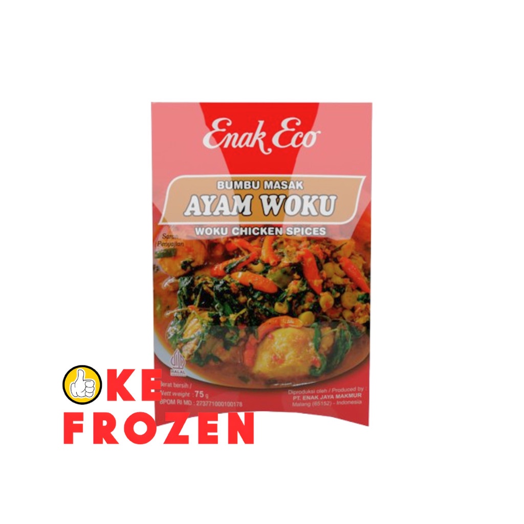 

ENAK ECO BUMBU MASAK AYAM WOKU 75GR / BUMBU INSTAN