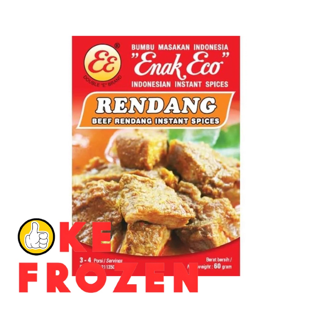 

ENAK ECO BUMBU MASAK RENDANG 60GR/ BUMBU MASAK INSTAN