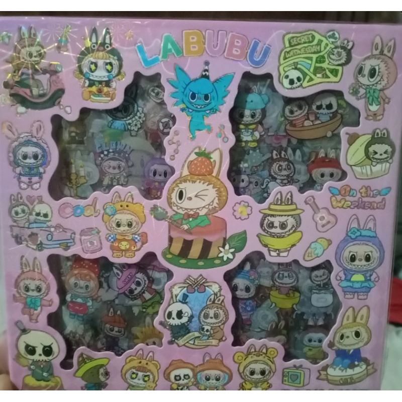 Sticker Labubu dan mobile legend