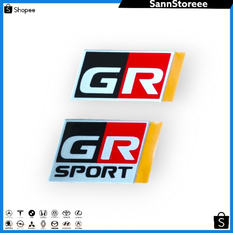 Emblem Stiker GR / GR SPORT Toyota Original