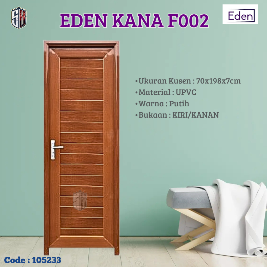 PINTU  KAMAR MANDI EDEN F002