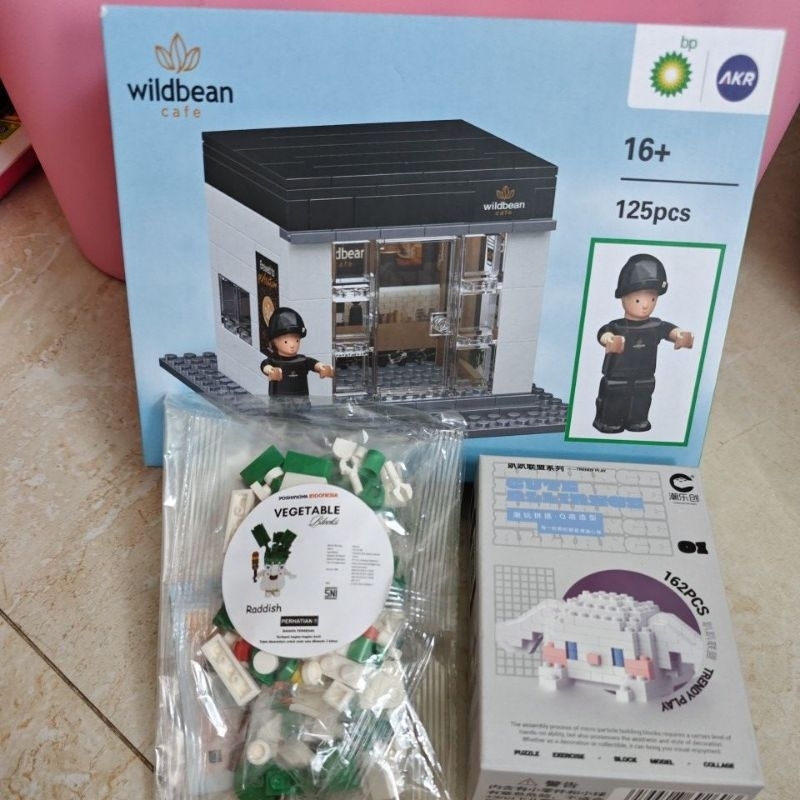 Mainan Anak Lego Block Cafe Cinnamorroll Bricks Puzzle