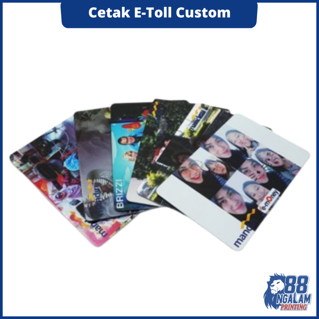 Cetak Kartu E-Toll Custom / Custom Kartu My Pertamina / Custom Kartu KRL / Custom Kartu Bus Kota / I