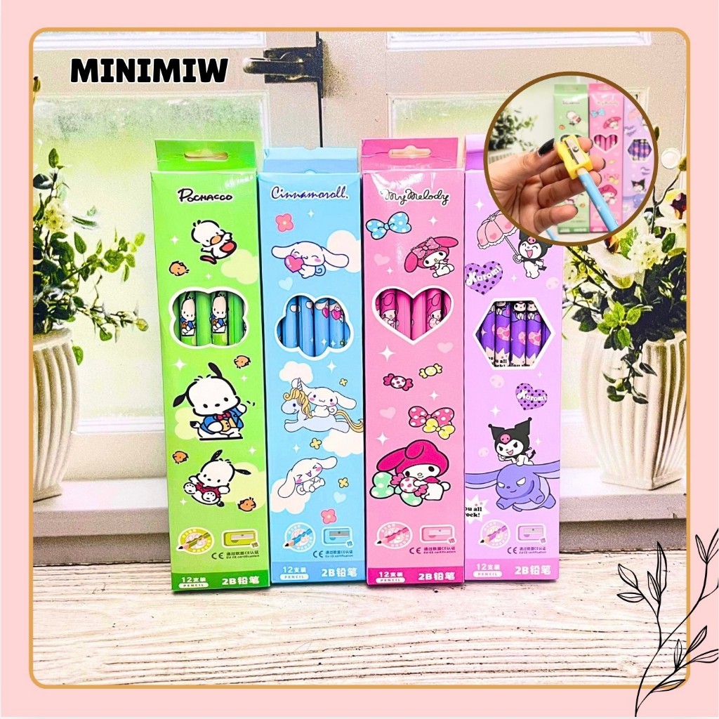 

PENSIL 2B SANRIO 1 LUSIN PSN-1565 PENCIL TEBAL ALAT TULIS KANTOR SEKOLAH KANTOR MURAH TERMURAH PENSIL 2B SANRIO