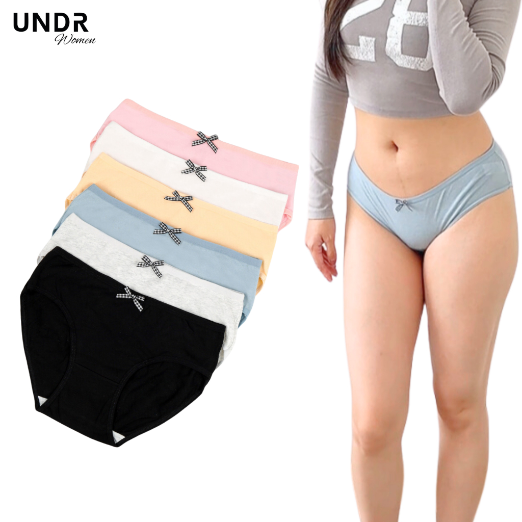 UNDR Celana Dalam Kolor Wanita Remaja Dewasa Fit to M-XXL Kecil Jumbo CD Perempuan Cewek Bahan Katun