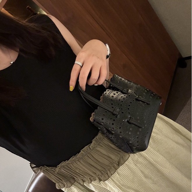 Tas kecil hitam wanita mini premium import coklat fashion