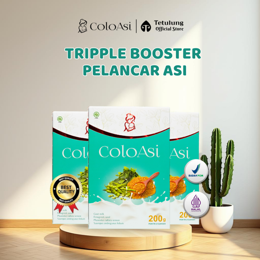 

Paket Hemat 3 Box Coloasi - Susu Etawa Pelancar ASI Booster Herbal Untuk Ibu Menyusui