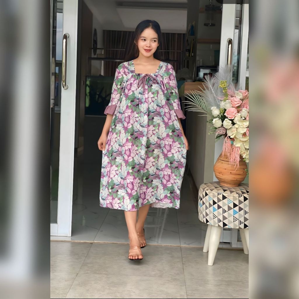 LAURA DRESS / MOTIF TERBARU / DRESS RAYON PREMIUM /DASTER RAYON MOTIF /DASTER RAYON PREMIUM MOTIF TE