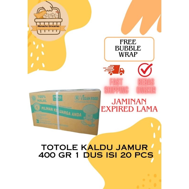 

Totole kaldu jamur 400 gram 1 dus isi 20 pcs
