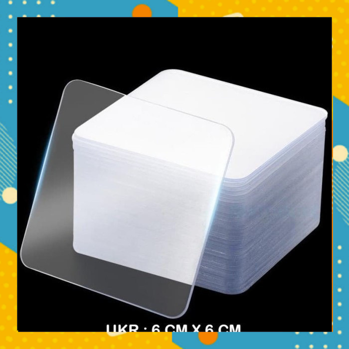 Double Tape Nano PAPAN Double Tape Bening Tebal 2 Sisi Double Perekat Kuat Dinding AL3210M3