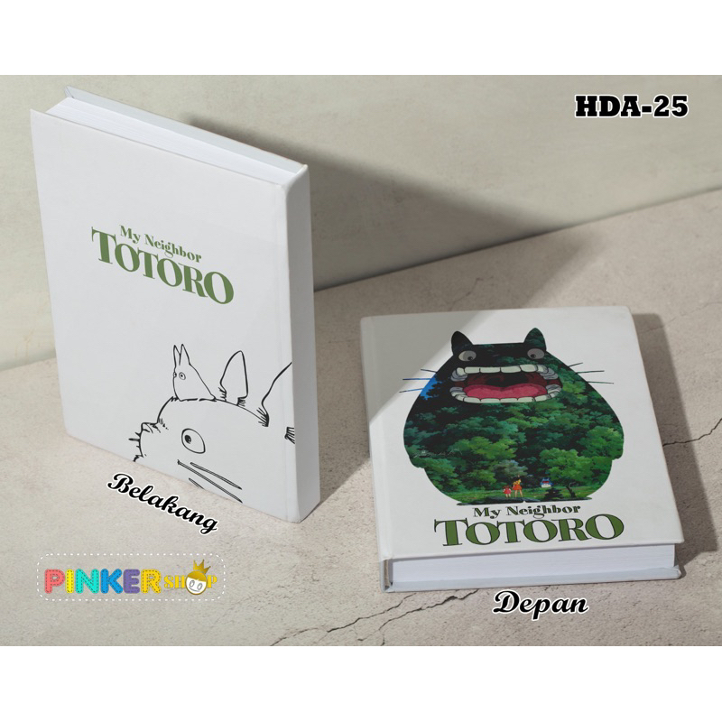 

(HDA-25) Hardcover Anime GHIBLI TOTORO 2 Ukuran A5 Jurnal Agenda Planner