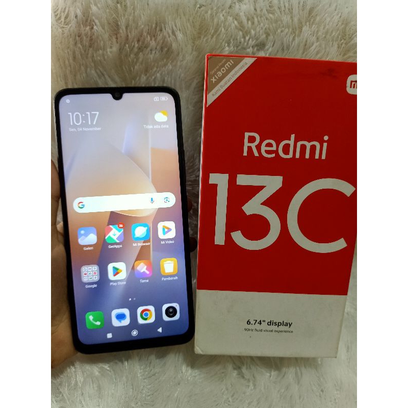 JUAL HP SECOND XIAOMI REDMI 13C RAM 8+4/256 FULLSET