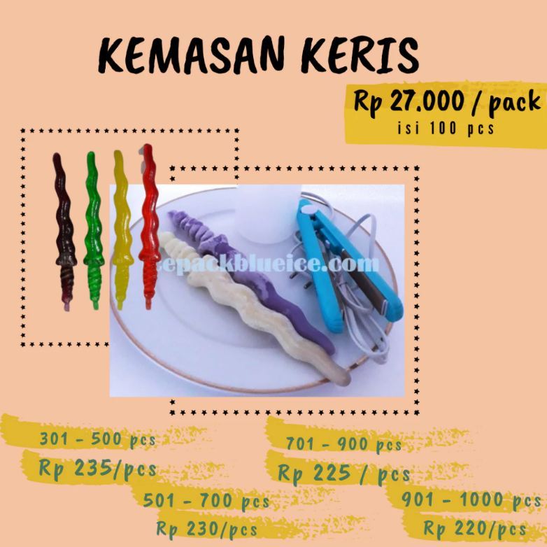 

PLASTIK ES WAWAN 100PC - KEMASAN KIKO / WAWAN - ES WAWAN GROSIR