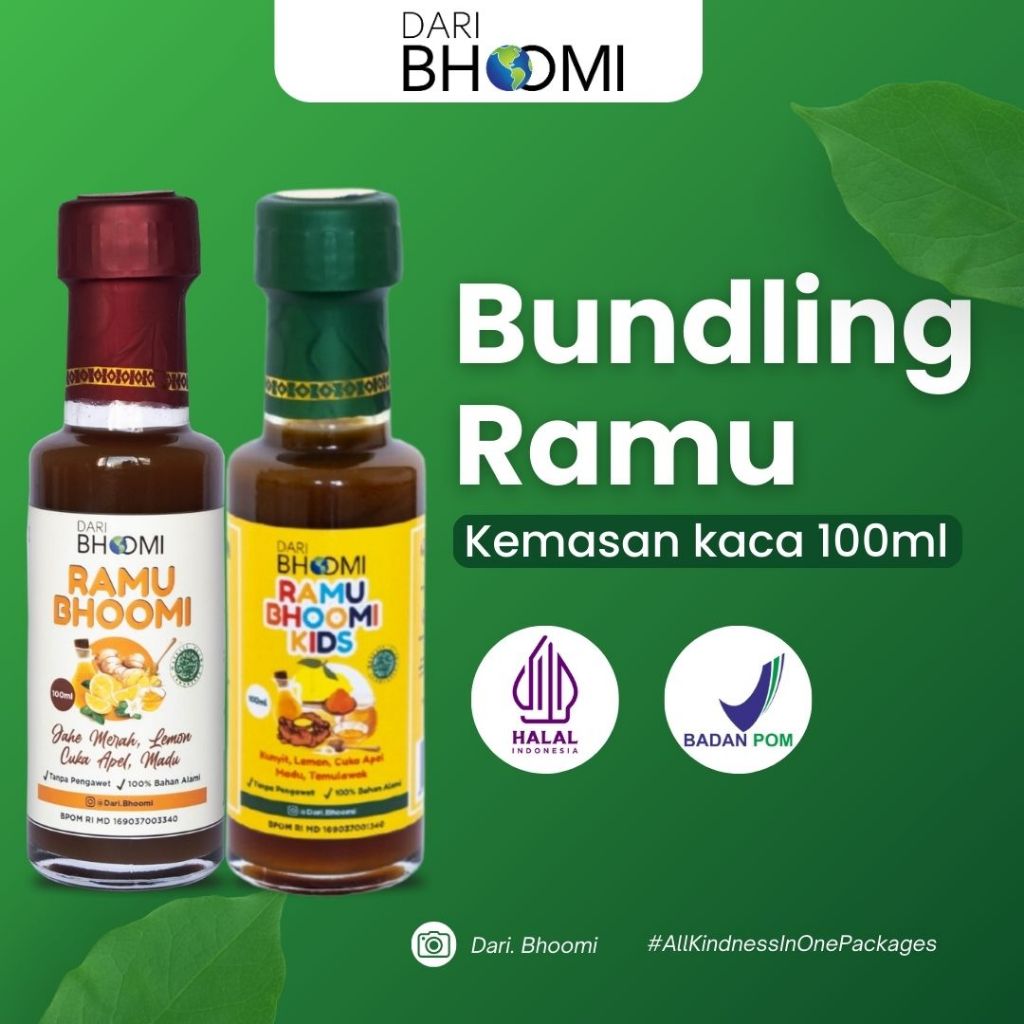 

DARI BHOOMI RAMU SERIES 100 ml Botol Kaca