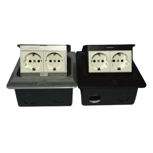 Stop Kontak Lantai Tanam Arde 2 Lubang / Stop Kontak Lantai 4 Modul Arde Arde