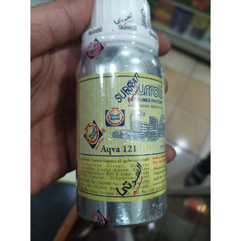 Bibit Parfum Aqva 121 100gr | Parfum Surrati | Surrati Perfumes | Bibit Minyak Wangi