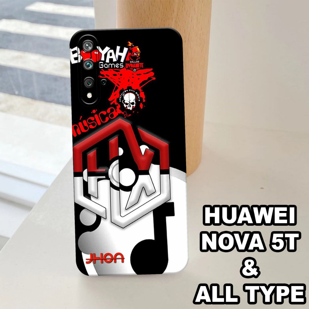 G39 - Silikon HUAWEI NOVA 5T - Softcase pro camera HUAWEI NOVA 5T - Motif PUNISHER - Bahan  Karet Le