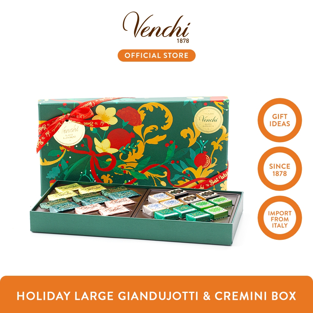 

Venchi - Holiday Large Dark Giandujotti & Cremini Box