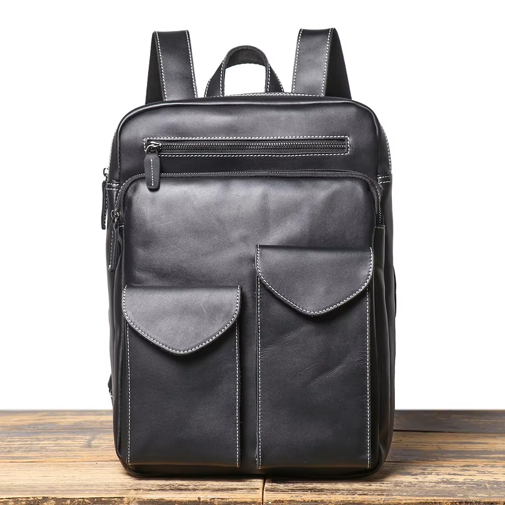 Tas Kulit Ransel Pria masuk Laptop- Tas Kulit Asli Garut