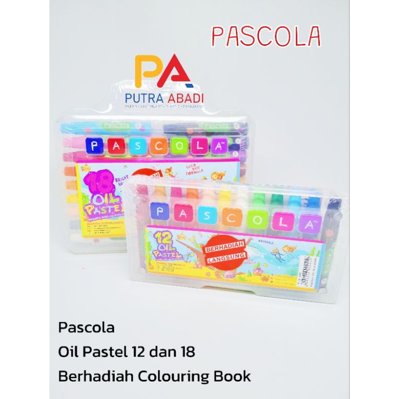 

Satu Set Krayon Crayon Pascola 12 Warna 18 Warna