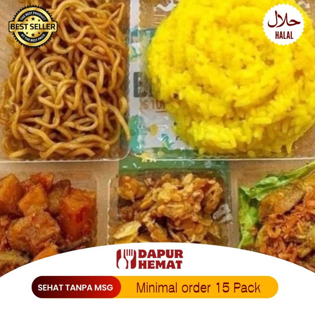 

Dapur Hemat - Catering Nasi Thinwall Paling Murah Lengkap Enak/Lezat Best Seller Favorit Acara