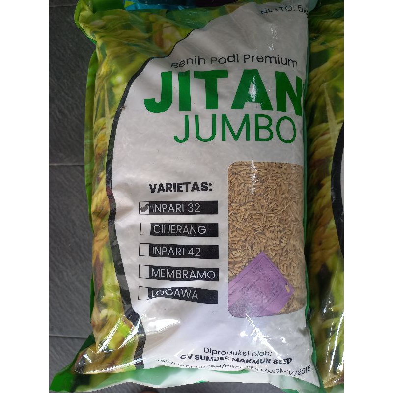 benih padi premium Inpari 32 jitani jumbo