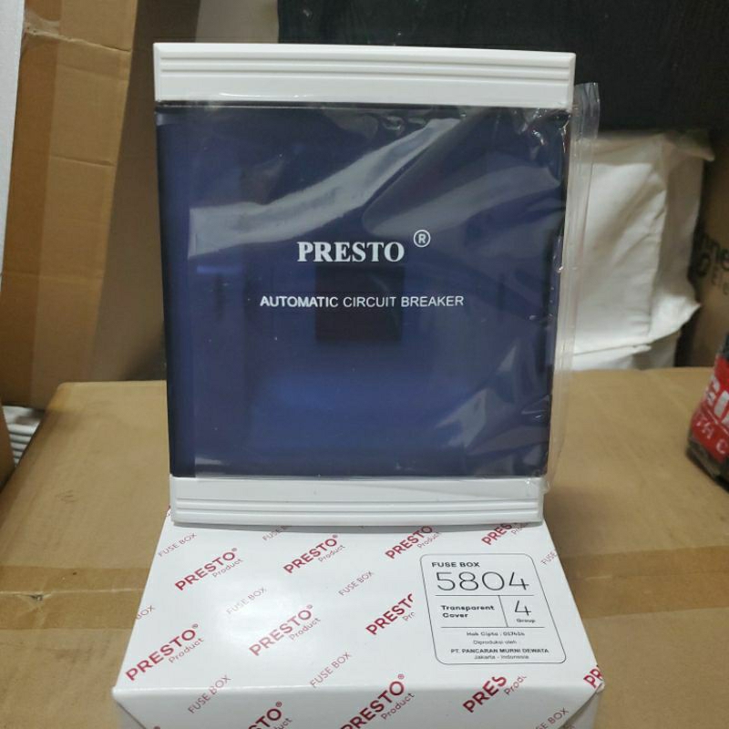 Box mcb presto fuse box 4 group 5804 / 6804