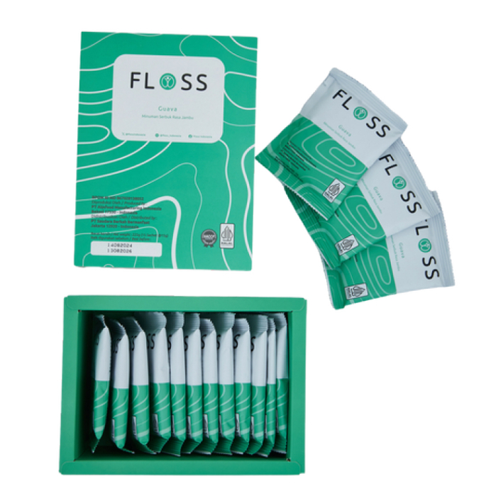 

Floss - Fiber Drink - Isi 3 Sachet / 7 Sachet / 15 Sachet