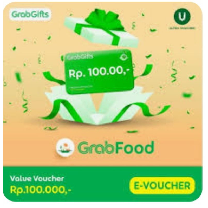 

VOUCHER GRAB 100.000 HARGA Rp 80.000