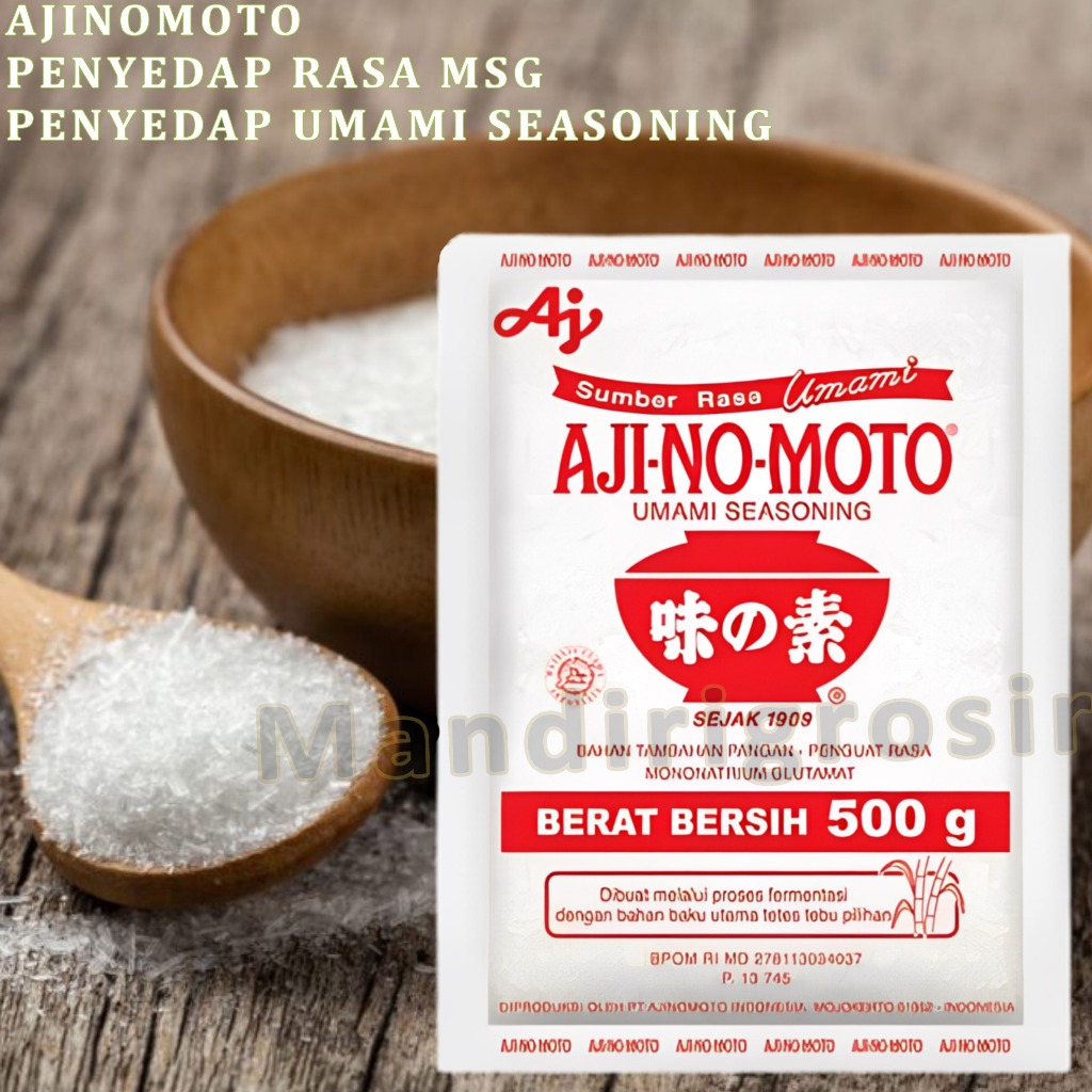 

Penyedap Rasa Msg * Ajinomoto * Penyedap Umami Seasoning * 500gr