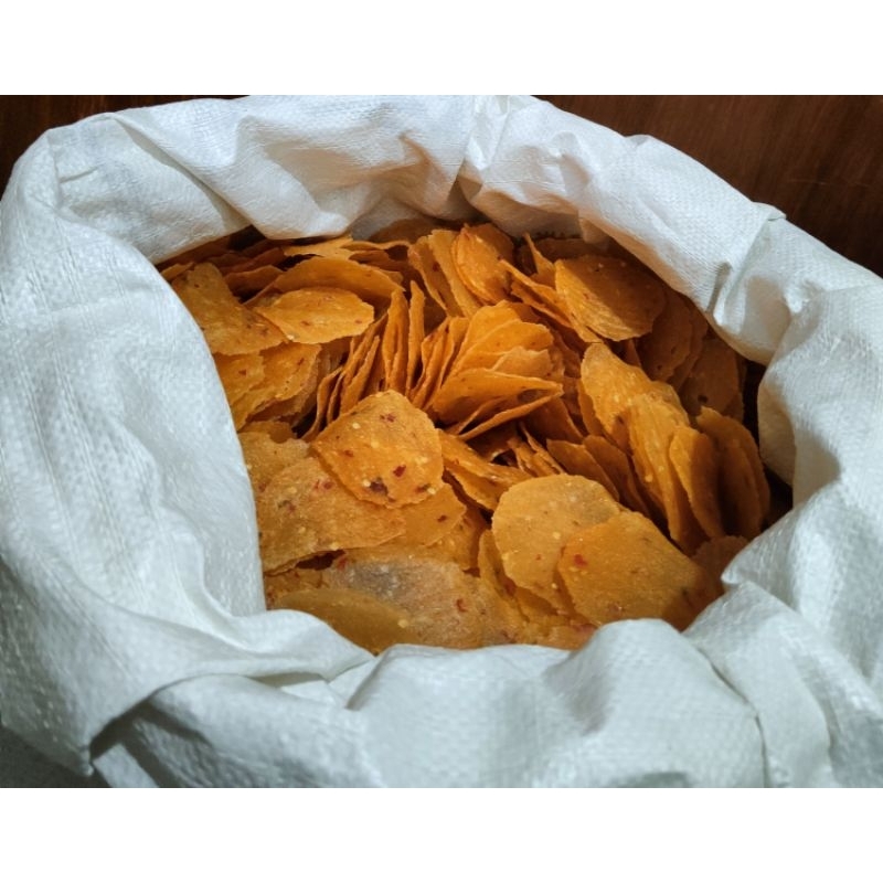 

Opak Singkong Mentah Pedas Renyah & Gurih