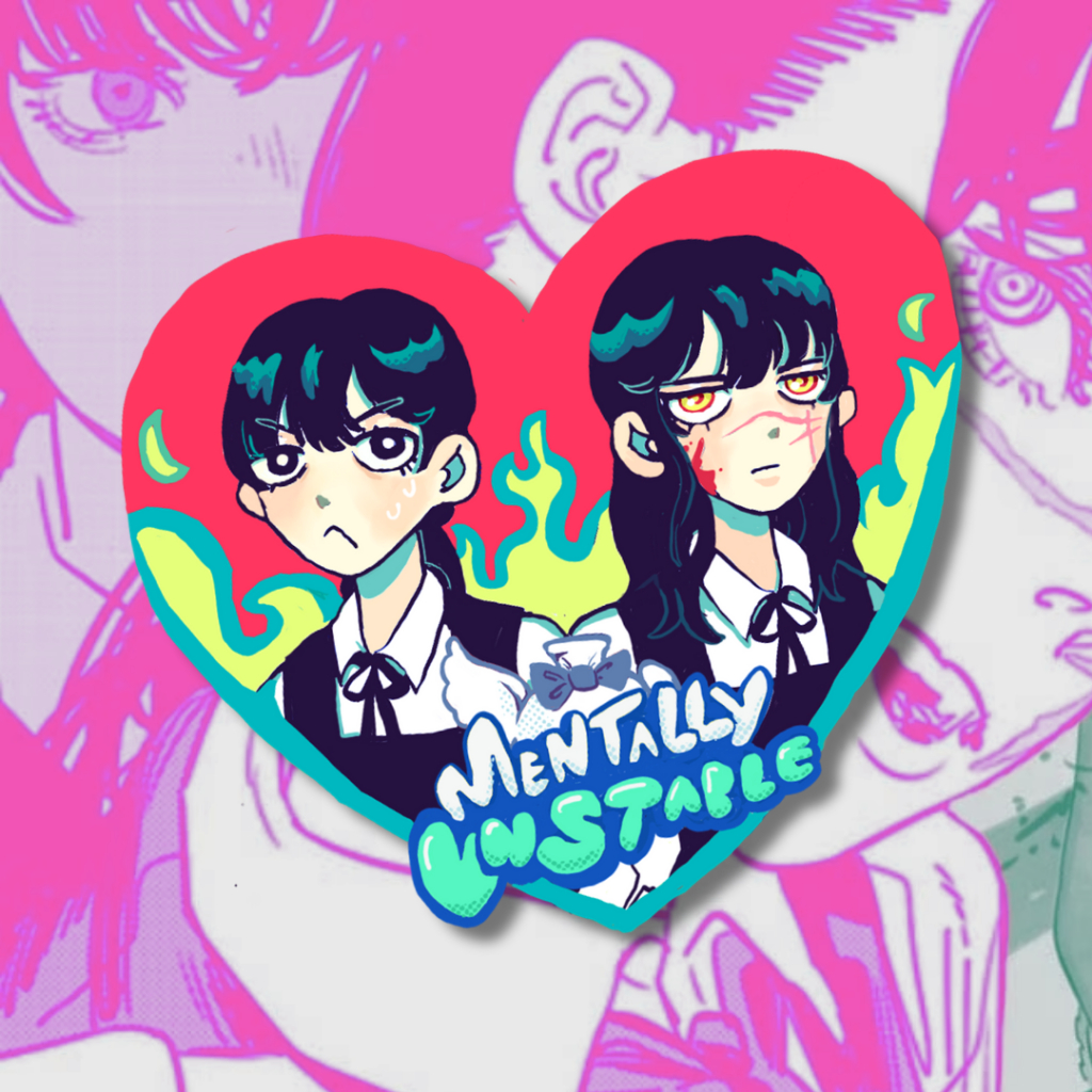 

Asa x Yoru Mentally Unstable Diecut Sticker
