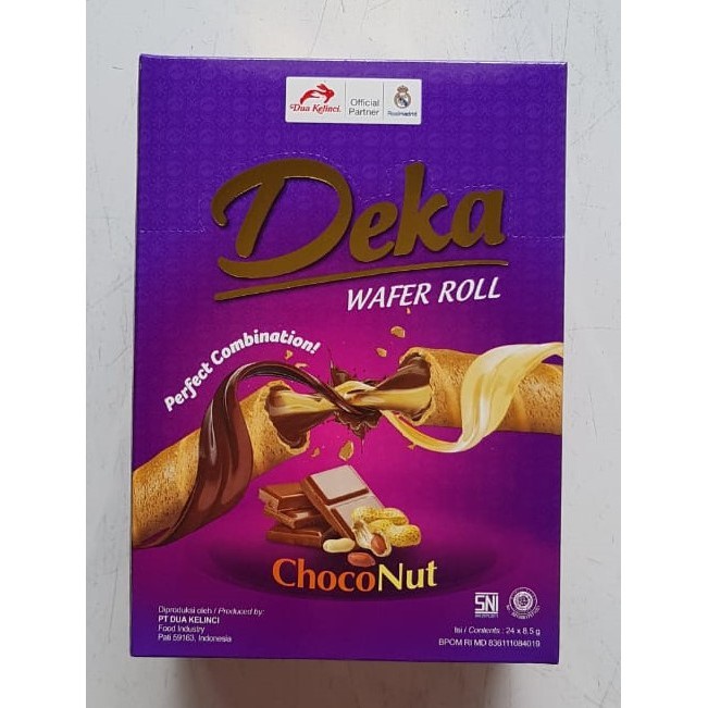 

Deka Wafer Roll Box, isi 24pcs