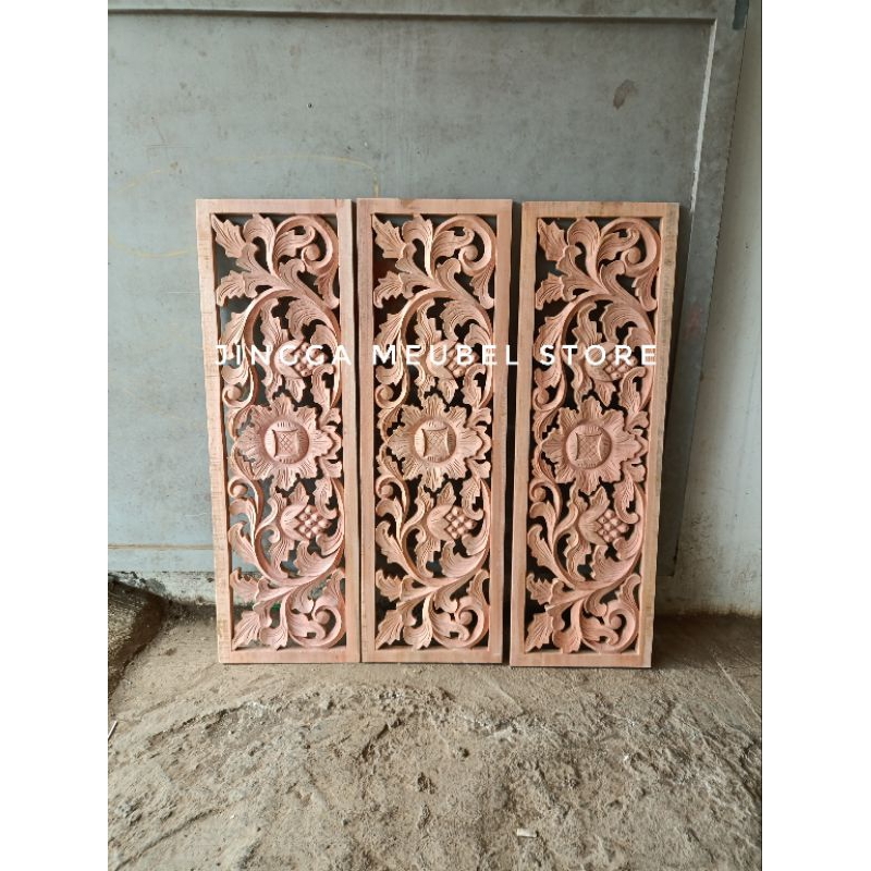 ukiran kayu ornamen ukir dekorasi kayu dinding rumah loster kusen pintu boven lisplang jendela roste
