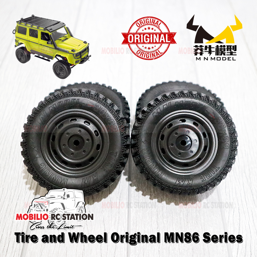 Tire Wheels Ban Roda Part Original RC Crawler 1:12 MN86 MN86KS MN86S
