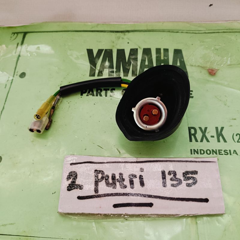 fiting lampu / soket lampu RX-King peredam ( lampu bulat ) ckd / lokal