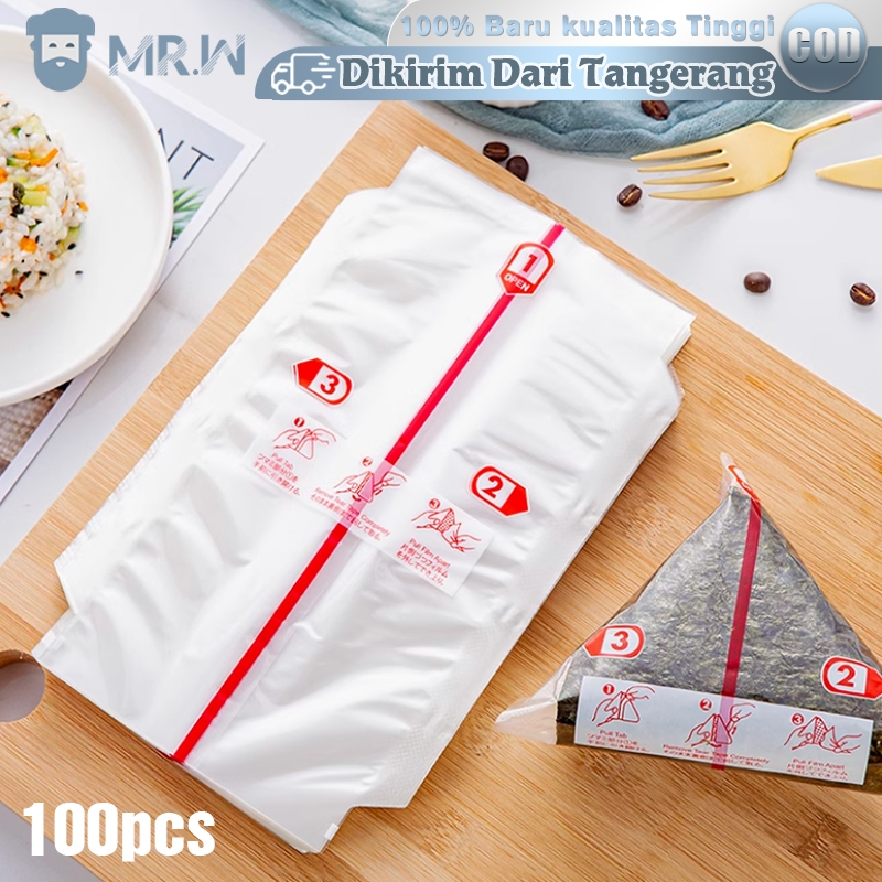 Nori Onigiri Wrapper 100 Lembar Nori Wrapper Segitiga Nori Java Onigiri Wrapper Nori Wrap Nori Sushi