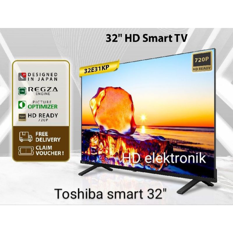 TOSHIBA SMART TV 32 inch32E31KP garansi resmi
