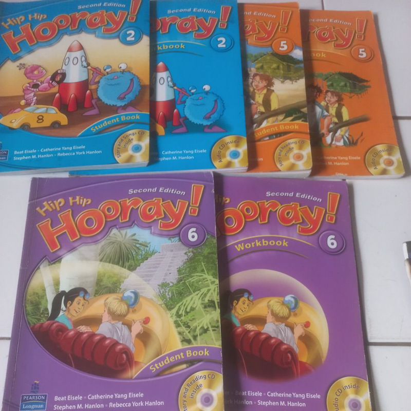 HIP HIP HOORAY STUDENT BOOK & WORKBOOK SECOND EDITION