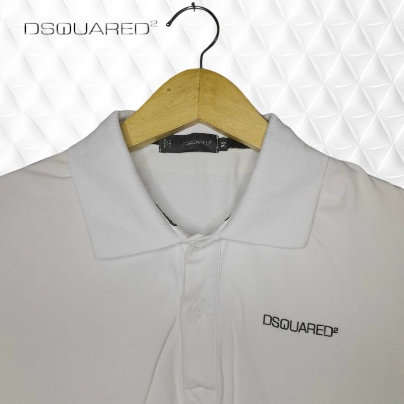 DSQUARED² kaos kerah pria,atasan pria berkerah