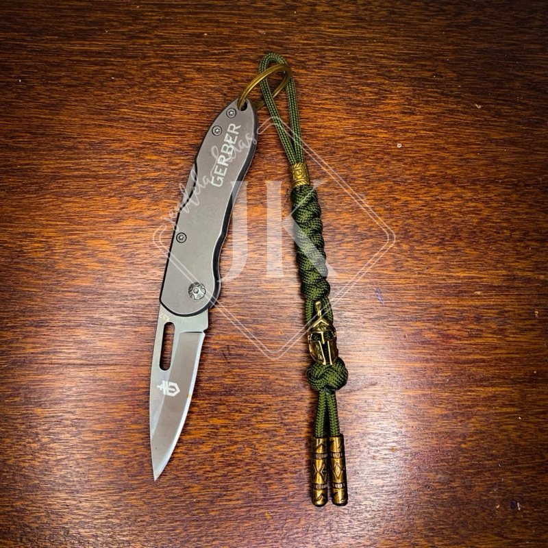 Lanyard pisau | hiasan tas | gantungan spartan