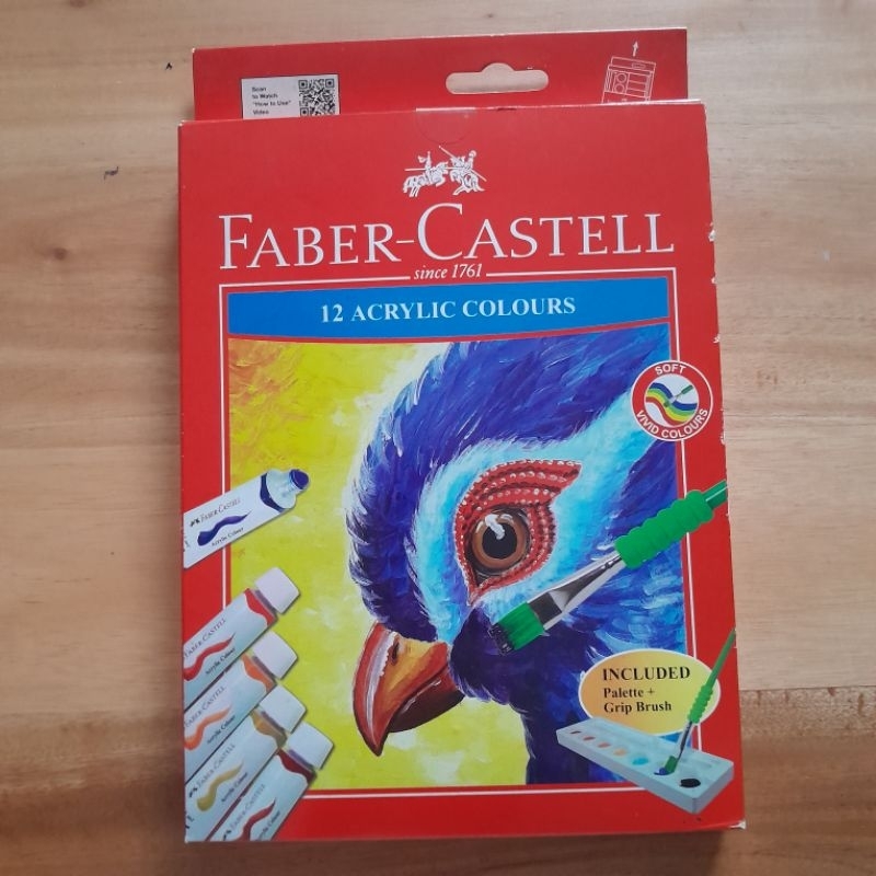 

Faber castell 12 Acrylic color - Bekas