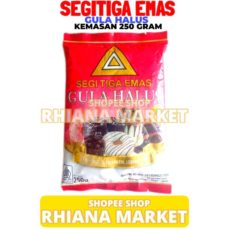 

Segitiga Emas Gula Halus 250 Gram