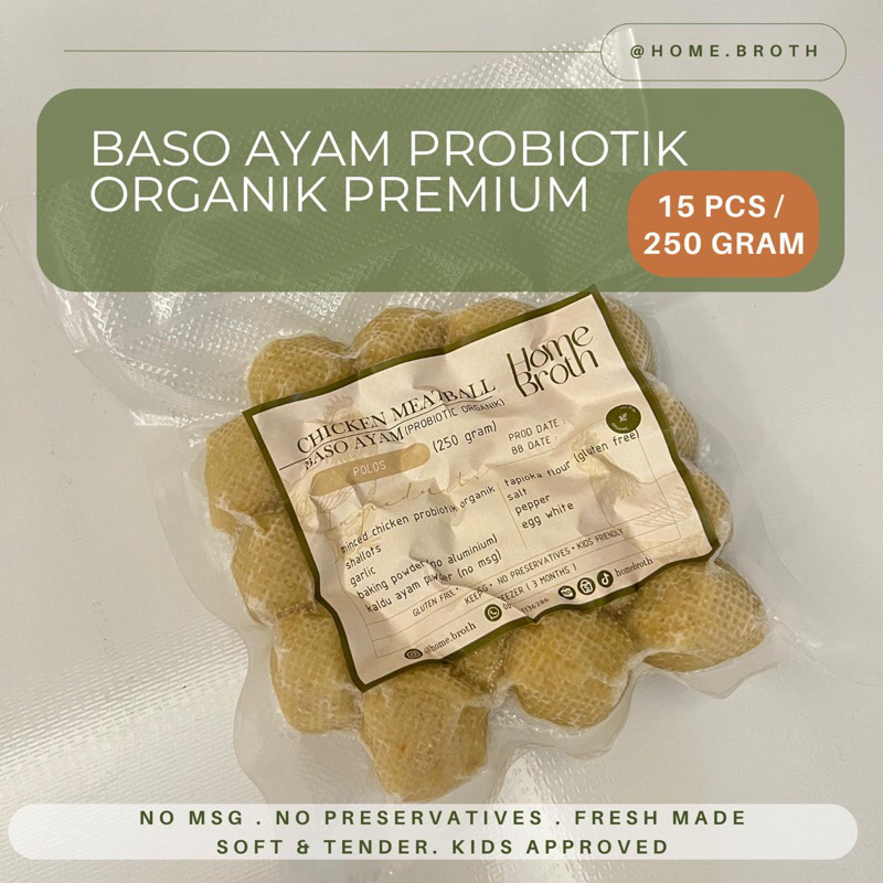 

Baso Ayam Probiotik Homebroth