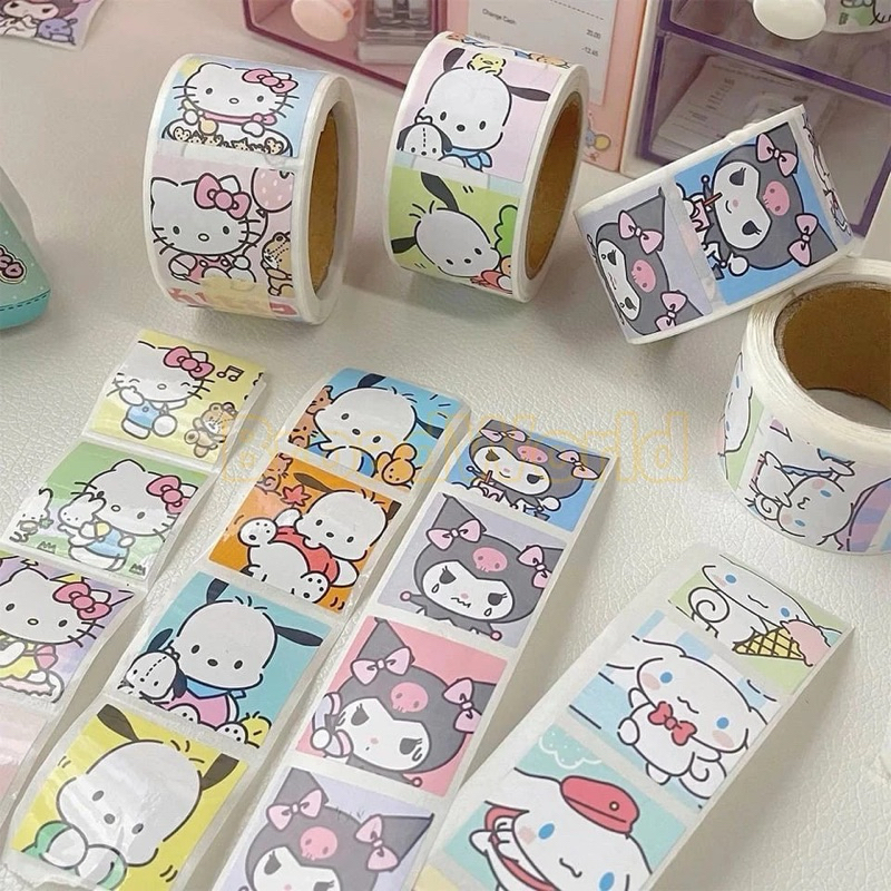 

Sticker Deco Sanrio Party Momo Roll 500pcs Stiker Thankyou Premium Freebies
