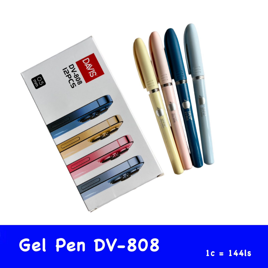 

[D] Gel Pen Apple 808 (12pcs)