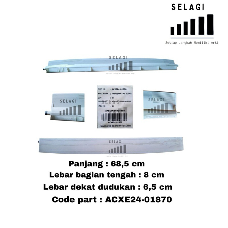 DAUN SWING AC PANASONIC ORIGINAL 1/2 PK CS-KN5TKJ ACXE24 DAUN SWING AC PANASONIC ORIGINAL 0,5 PK CS-