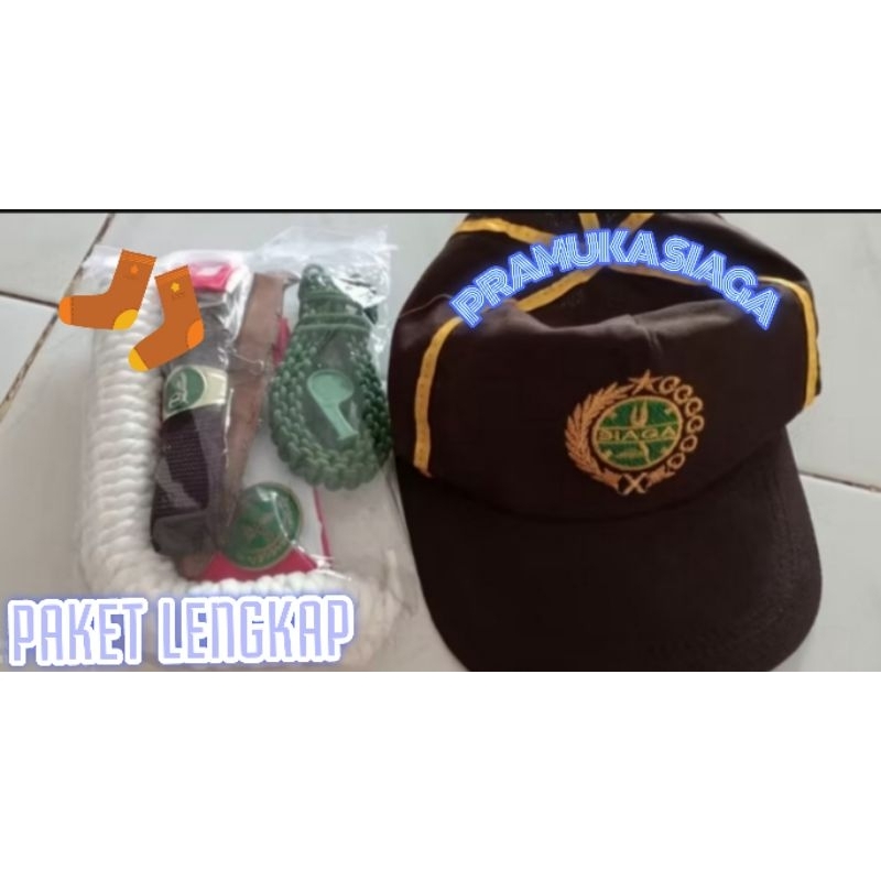 

Perlengkapan Pramuka Atribut Pramuka Siaga wanita + Topi Paket hemat/Lengkap