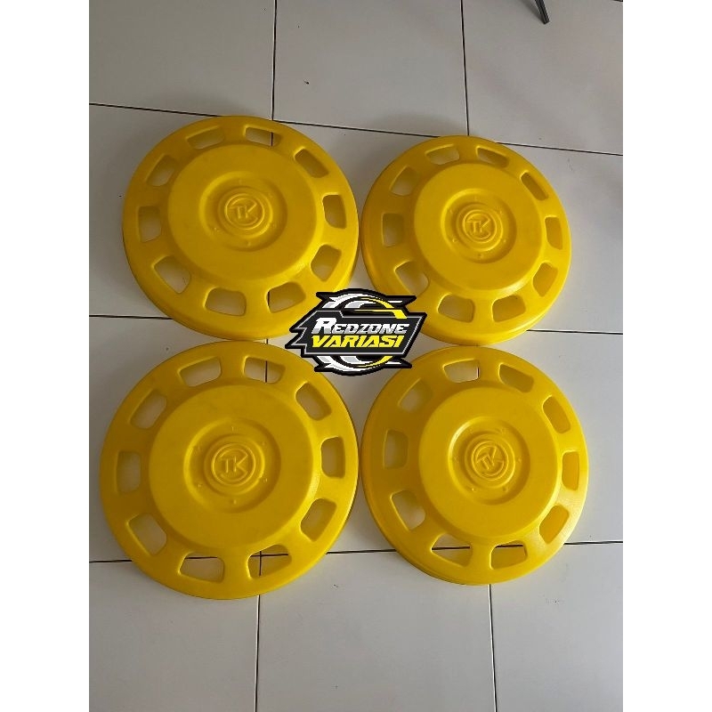 (4Biji) Wheeldop TK TRUK Model SPIN Bahan Plastik ring 16 canter truk dll